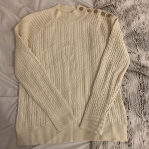 cable knit sweater